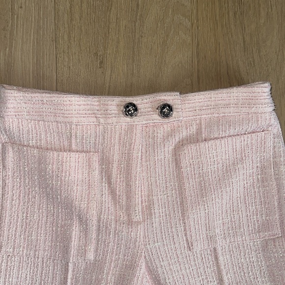 Zara Pink Textured Pants - Picture 3 of 5